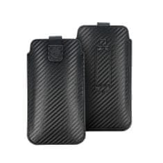FORCELL Pouzdro / obal na Apple iPhone 11 - zasouvací Forcell POCKET Carbon Case