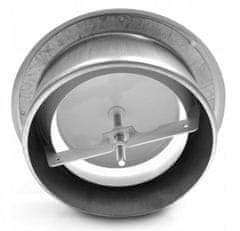 Talířový ventil odvodní kovový 125 mm