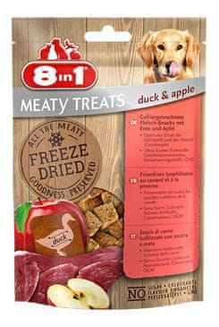 8in1 Pochoutka Meaty Treats FD Duck/Apple 50g