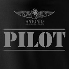ANTONIO Tričko s nápisem PILOT BL, XXXL