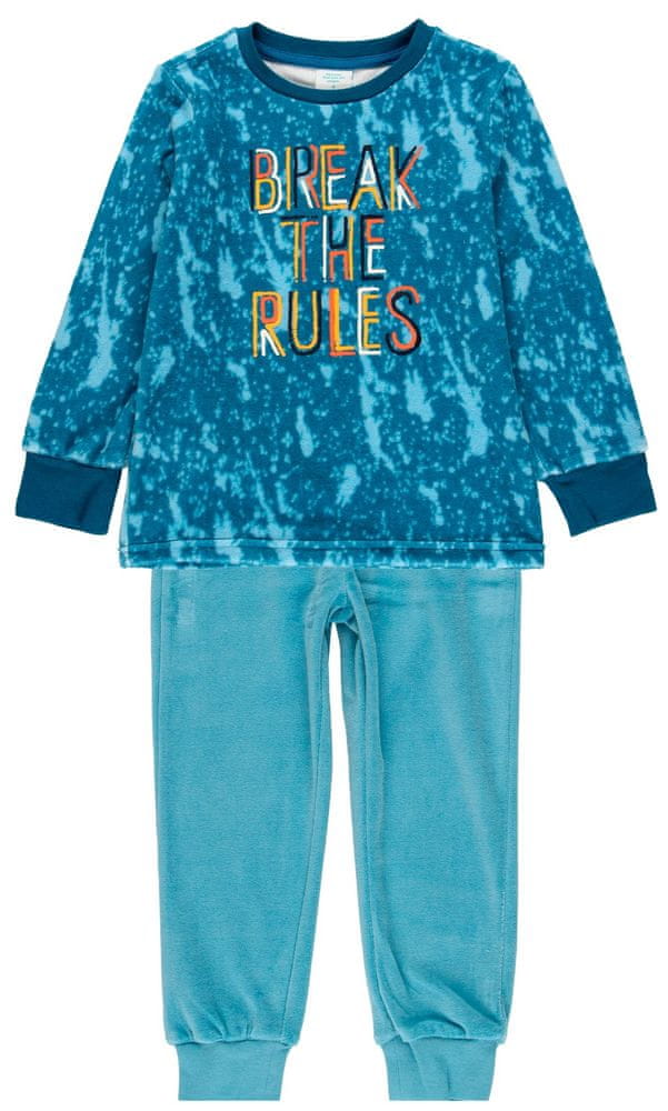 Boboli chlapecké hřejivé pyžamo 935007 modrá 92