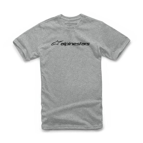 Alpinestars tričko LINEAR TEE krátký rukáv, (Grey Heather/Black)