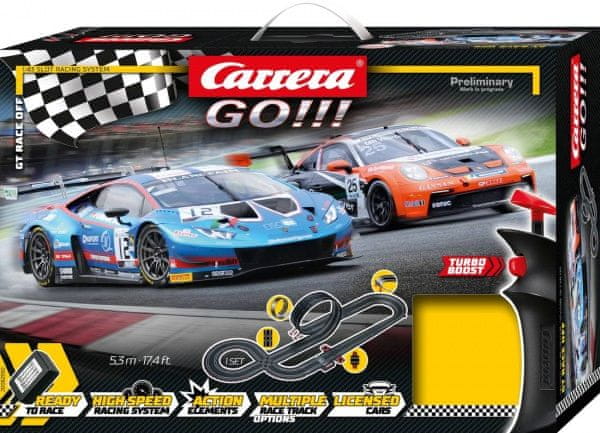 Levně Carrera Autodráha GO 62550 GT Race Off