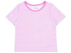Džínové šaty, dungarees + pruhované tričko Minnie Mouse, 6-9 m 74 cm 