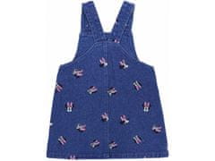 Džínové šaty, dungarees + pruhované tričko Minnie Mouse, 3-6 m 68 cm 