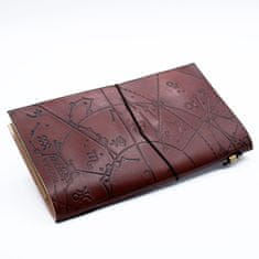 Ancient Wisdom Kožený zápisník ve stylu Midori MŮJ SEZNAM ÚKOLŮ
