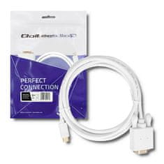 Qoltec USB 3.1 typ C samec / VGA samec | FULL HD | Alternativní režim | 2m kabel