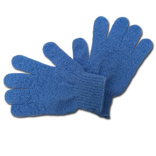 Max Peelingová rukavice GR004 masážní modrá