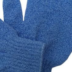 Max Peelingová rukavice GR004 masážní modrá