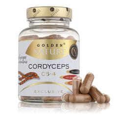 Golden Nature GN Exclusive Cordyceps sinensis CS-4 50% polysacharidů 100 cps.