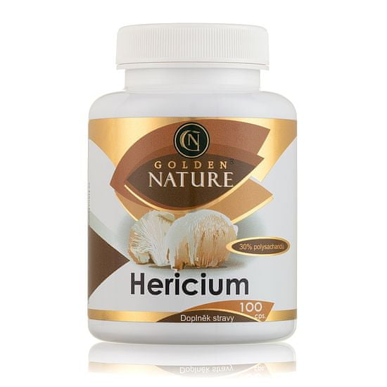 Golden Nature Hericium 30% polysacharidů 100 cps.