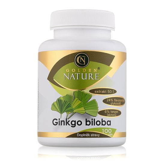 Golden Nature Ginkgo Biloba extrakt 50:1 60mg 100 ks