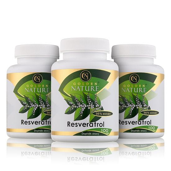 Golden Nature 2+1 Resveratrol 98% 300 cps.