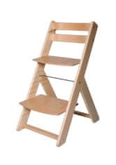 Wood Partner Rostoucí židle VENDY lak/šedá