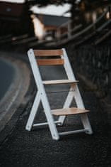 Wood Partner Rostoucí židle VENDY bílá_oranžová