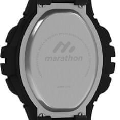 Timex Marathon Black, s plastovým řemínkem