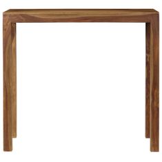 shumee Barový stůl z masivního sheeshamového dřeva 118 x 60 x 107 cm