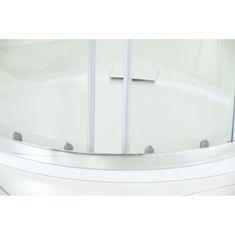 Hopa Sprchový kout LUGO 195 cm Chrom/Leštěný hliník (ALU) Čiré bezpečnostní sklo - 5 mm 80 cm 80 cm