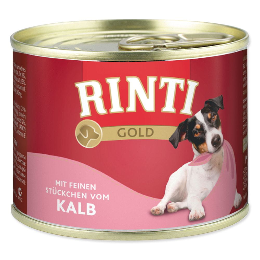 Rinti Gold konzerva telecí 12 x 185 g
