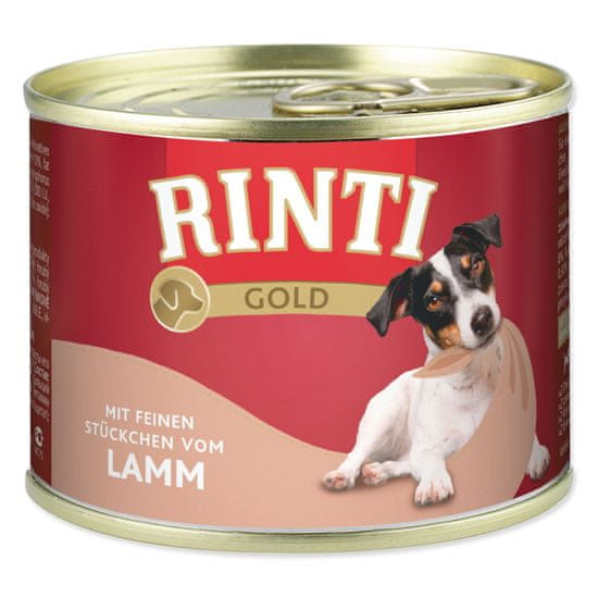 Rinti Gold konzerva jehně 12 x 185 g