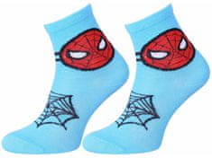 Spider-Man MARVEL modré dětské ponožky, 23-26