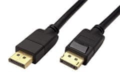 ROLINE GREEN DisplayPort kabel v.1.4 (HBR3, 8K@30Hz), DP(M) - DP(M), TPE, černý, 2m (11.44.5811)