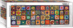 EuroGraphics Panoramatické puzzle Barevné kruhy 1000 dílků