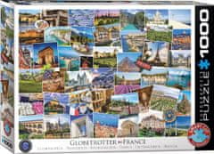 EuroGraphics Puzzle Světoběžník - Francie 1000 dílků