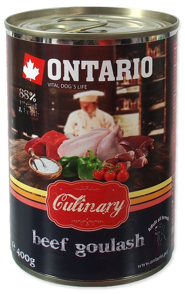 Ontario konz. Culinary Beef Goulash 6x400 g