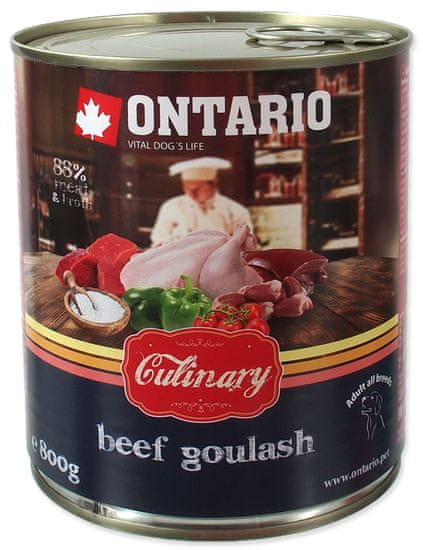 Ontario konz. Culinary Beef Goulash 6x800 g