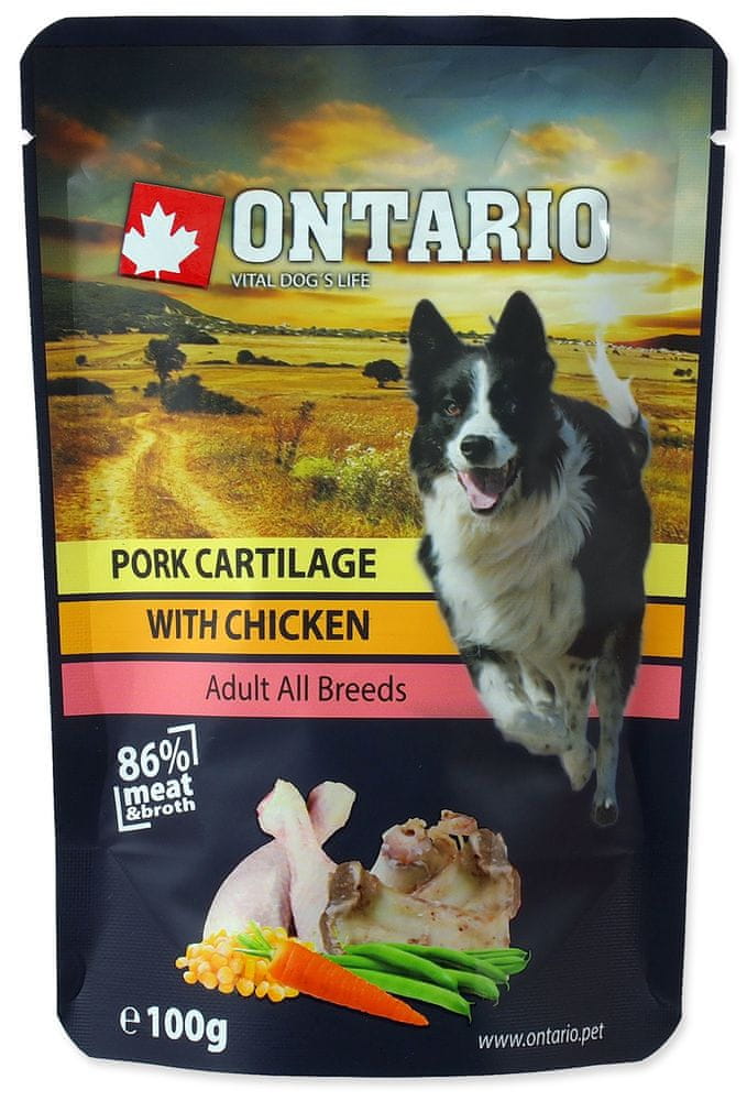 Ontario kaps. Pork Cartilage with Chicken in Broth 10x100 g