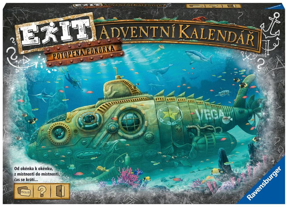 Levně Ravensburger EXIT Adventní kalendář Ponorka