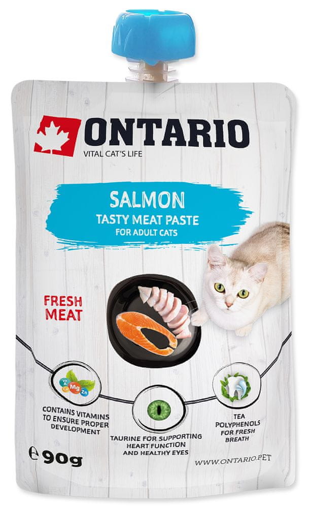 Ontario Salmon Fresh Meat Paste 10x90 g