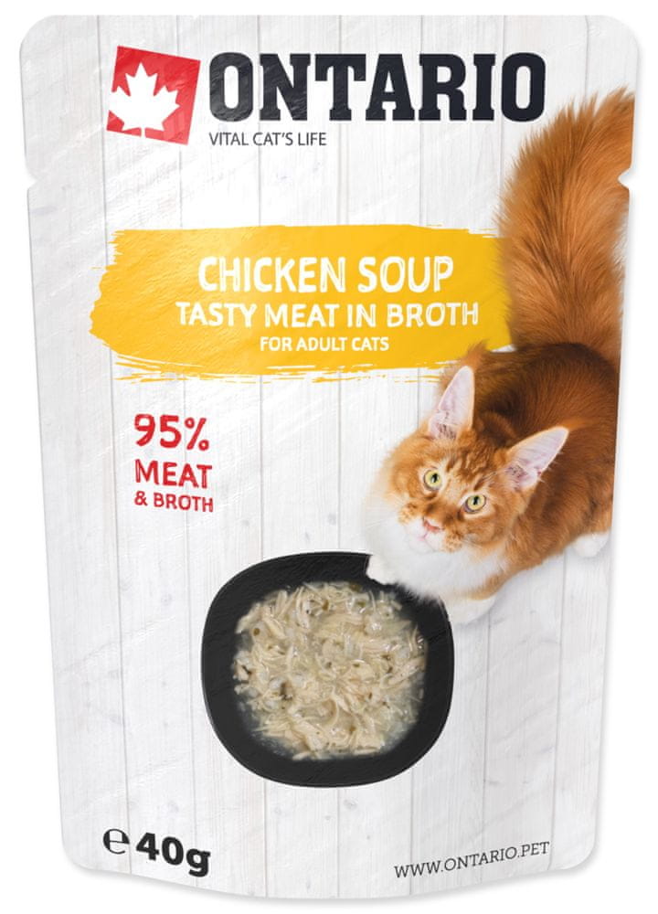 Ontario Cat Soup Chicken with vegetables 12x40 g