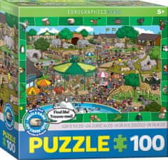 EuroGraphics Puzzle Den v zoo 100 dílků