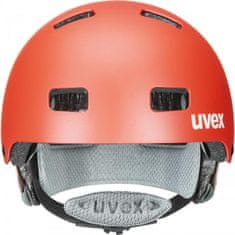 Uvex Přilba Kid 3 CC - dětské, grapefruitovo-písková mat - Velikost 55-58 cm