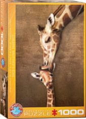 EuroGraphics Puzzle Polibek žirafy 1000 dílků