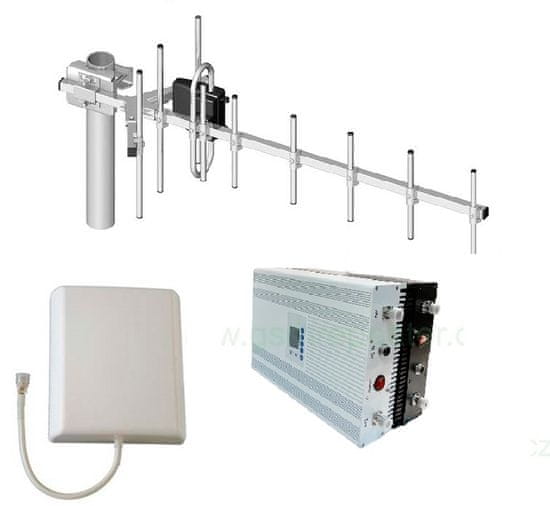 GSMrepeater.cz Dual-Band zesilovač signálu Gainer GCPR-LE27 v setu pro EGSM, 4G/LTE