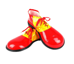 Korbi Velké barevné boty klauna, animátora