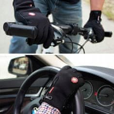 Korbi Voděodolné cyklistické rukavice, hmatové, velikost M