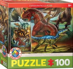 EuroGraphics Puzzle Masožraví dinosauři 100 dílků
