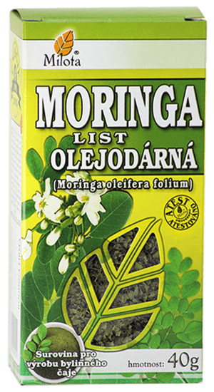 Milota Moringa olejodárná list 40g Moringa oleifera folium cons.