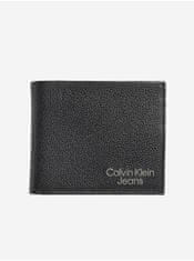Calvin Klein Černá pánská kožená velká peněženka Calvin Klein Jeans UNI