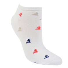 RS dámské bavlněné sneaker námořnické ponožky 1539522 3-pack, bílá, 35-38