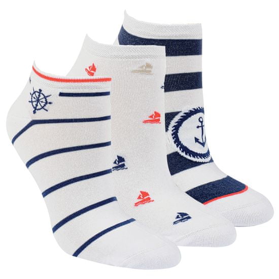 RS dámské bavlněné sneaker námořnické ponožky 1539522 3-pack