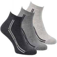 RS pánské bavlněné letní nízké vzorované ponožky 7400722 3-pack, 39-42