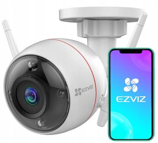 EZVIZ WiFi 4Mpx Venkovní IP kamera C3T PRO Color Night Vision AI