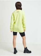 Calvin Klein Neonově zelené dámské tričko s dlouhým rukávem Calvin Klein Jeans XS
