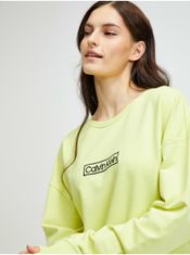 Calvin Klein Neonově zelené dámské tričko s dlouhým rukávem Calvin Klein Jeans XS