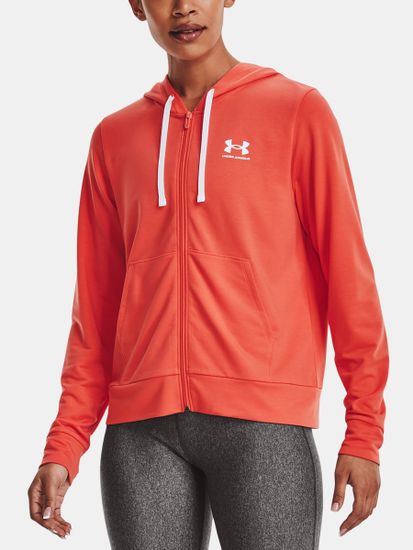 Under Armour Mikina Rival Terry FZ Hoodie-ORG